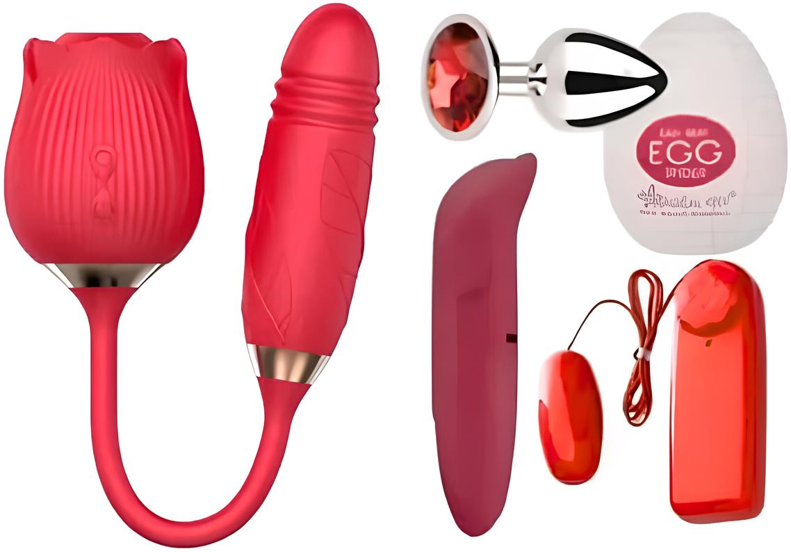 Kit Vibradores Sex shop Kit Vibradores Sex shop Vibrador Ponto G Estimulador de Clitòris Golfinho Ovo Vibratório Plug Anal Masturbador Egg Sexshop Casais Massageador Mamilo Ponta Dupla Vibrador vai e vem Recarregàvel
