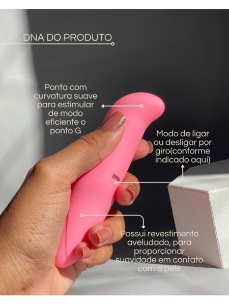 Vibrador Ponto G Aveludado Vibrador Ponto G Aveludado